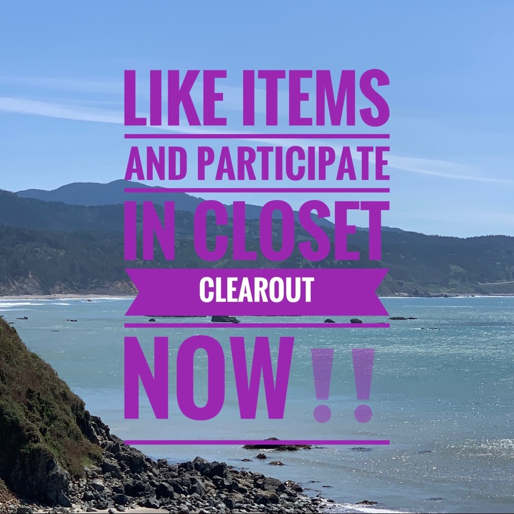 DISCOUNTED PRICE AND SHIPPING on ALL LIKED ITEMS on Closet Clear Out pro…